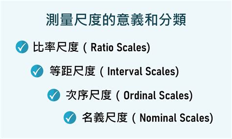 測量尺度|測量尺度的意義和分類